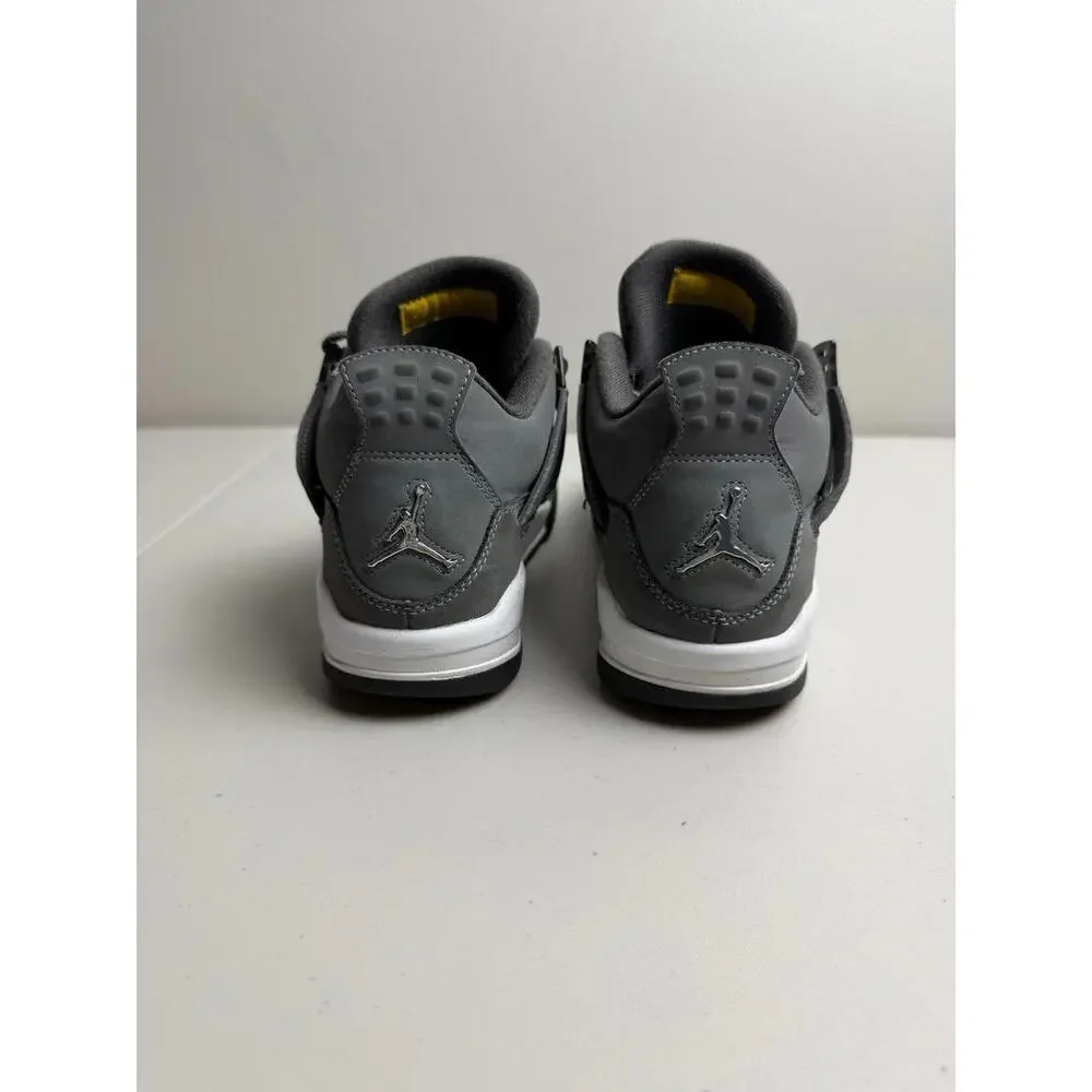 Jordan Retro 4 Grey Sneakers‎ Youth Size 5.5Y